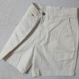 Duck Head Shorts Mens 30/7 Cream Beige Chino Stretch Classic Preppy